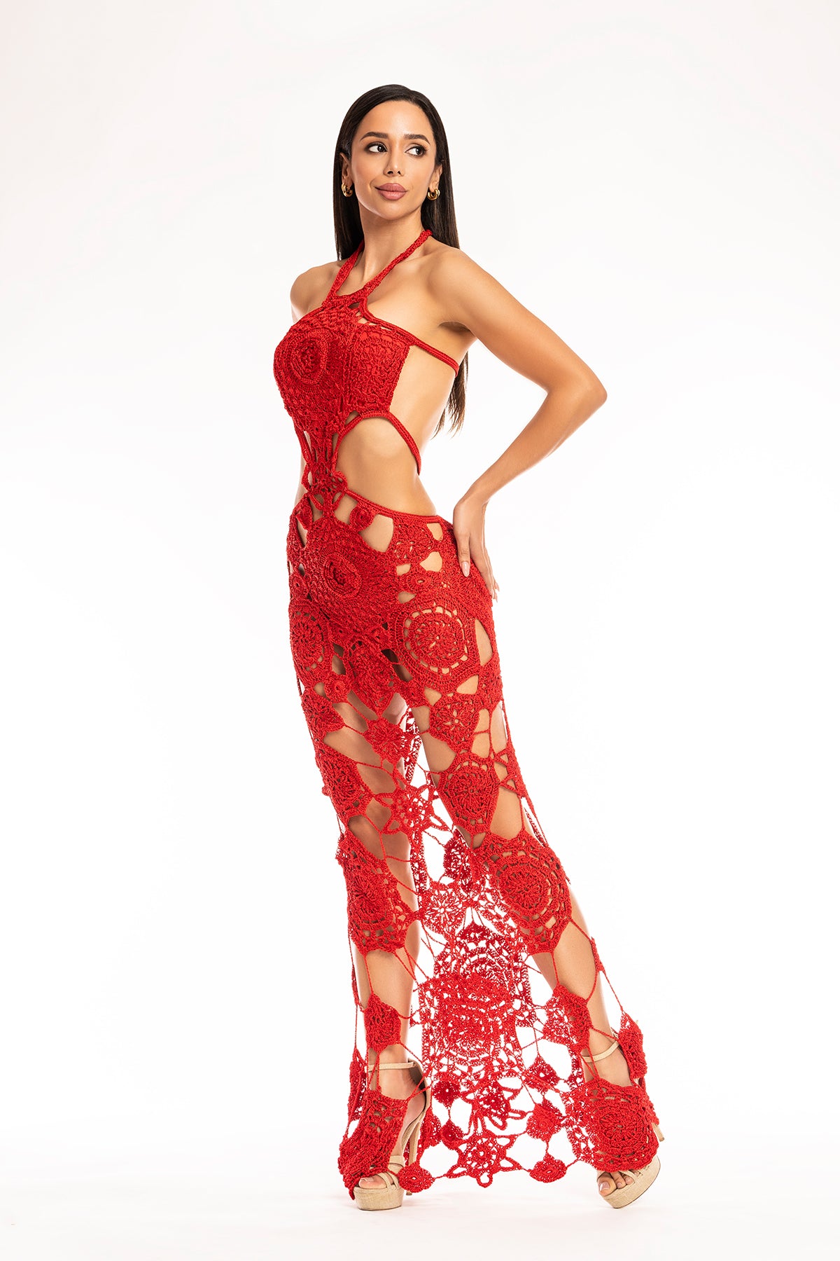 Lantana Rose - Handmade Crochet Dress Amarotto Swimwear Lantana Rose - Handmade Crochet Dress Amarotto Swimwear